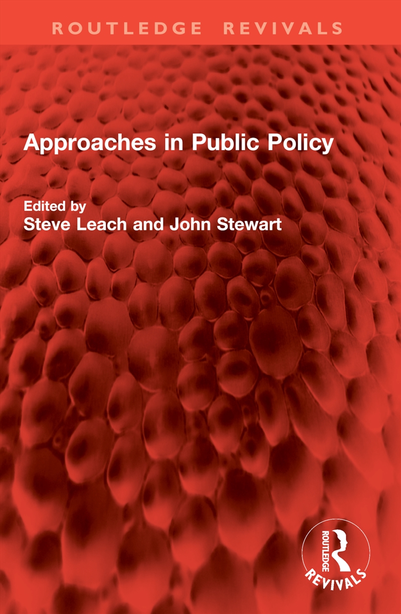 Approaches in Public Policy/Product Detail/Politics & Government