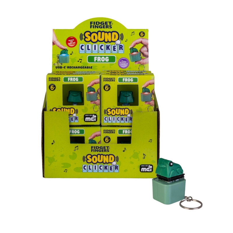 Fidget Sound Clicker Keychain  Frog/Product Detail/Fidget & Sensory