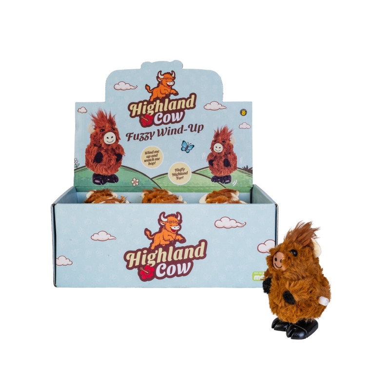 Fuzzy Wind-Up Highland Cow/Product Detail/Toys