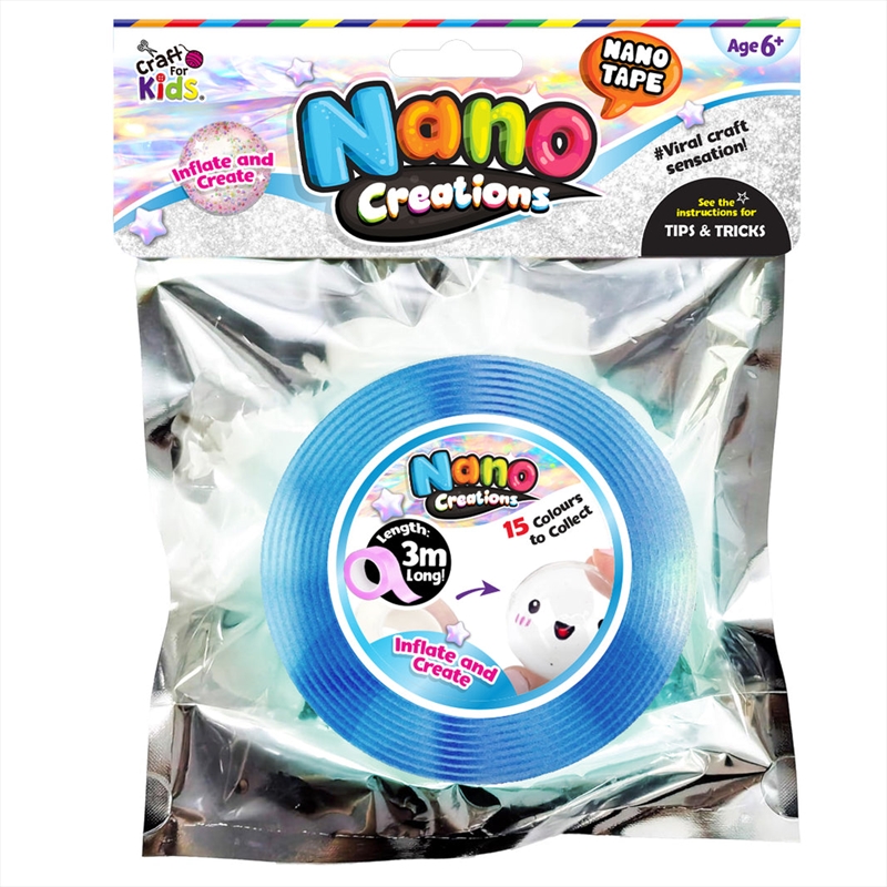 Nano Creations Tape Blue (3m x 5cm)/Product Detail/Arts & Craft