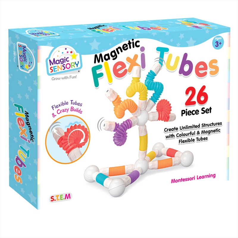 Magnetic Flexi Tubes 26 Piece Set/Product Detail/Educational