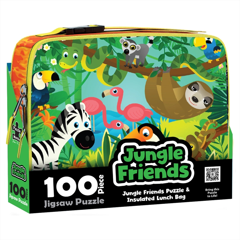 100 Piece Lunch Box Puzzle Jungle Friends AR Edition/Product Detail/Jigsaw Puzzles