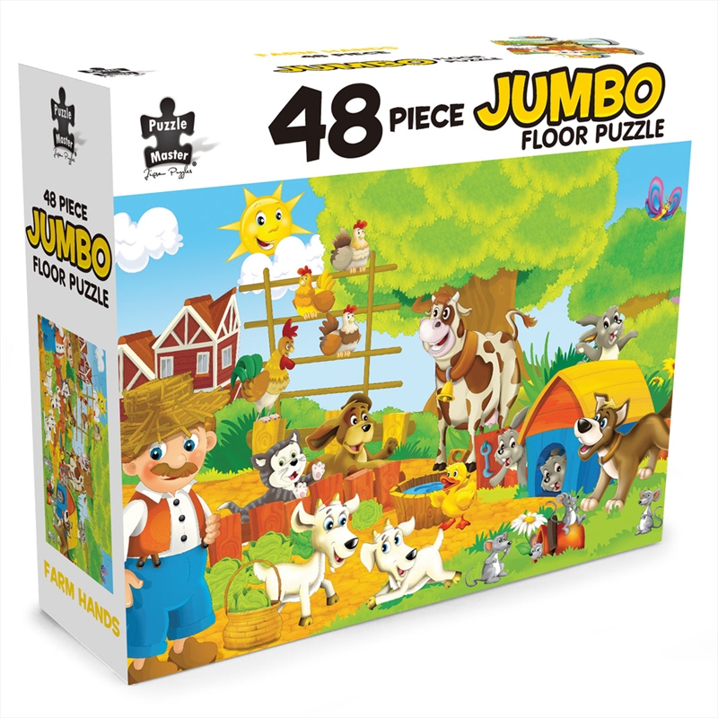 48 Piece Jumbo Puzzle Farm Hands/Product Detail/Jigsaw Puzzles