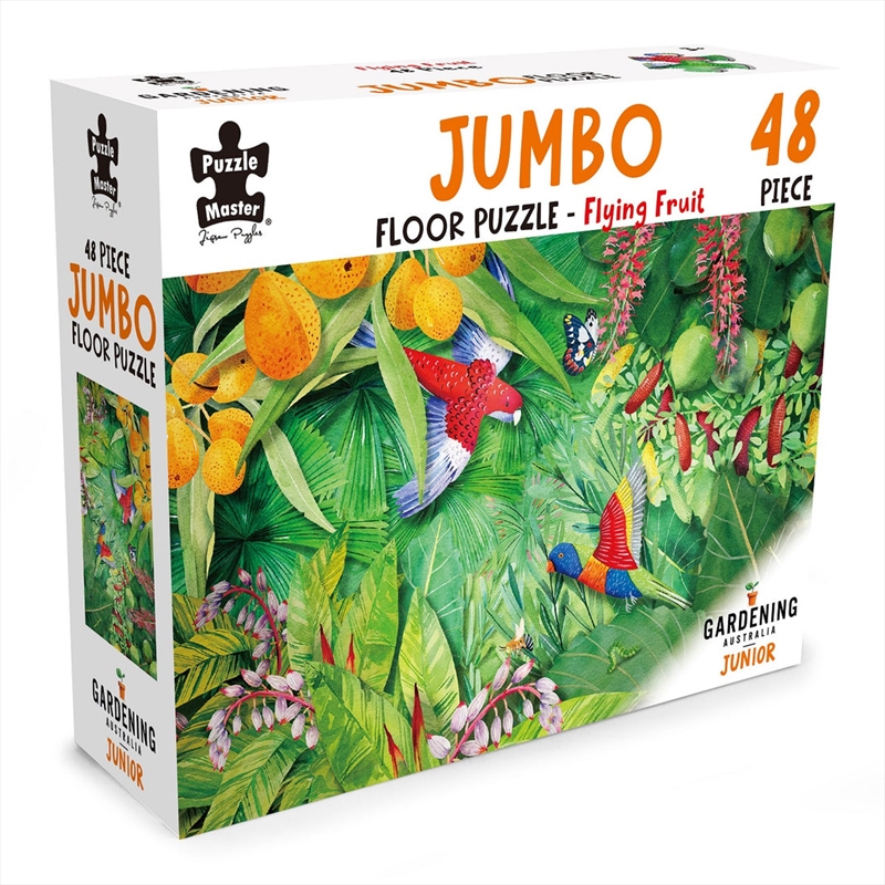 GA Jnr 48 Piece Jumbo Puzzle - Flying Fruit/Product Detail/Jigsaw Puzzles