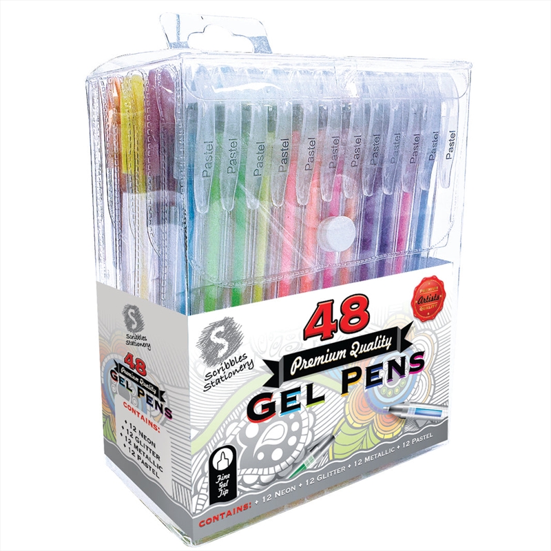 48 Piece Premium Gel Pen Set/Product Detail/Stationery