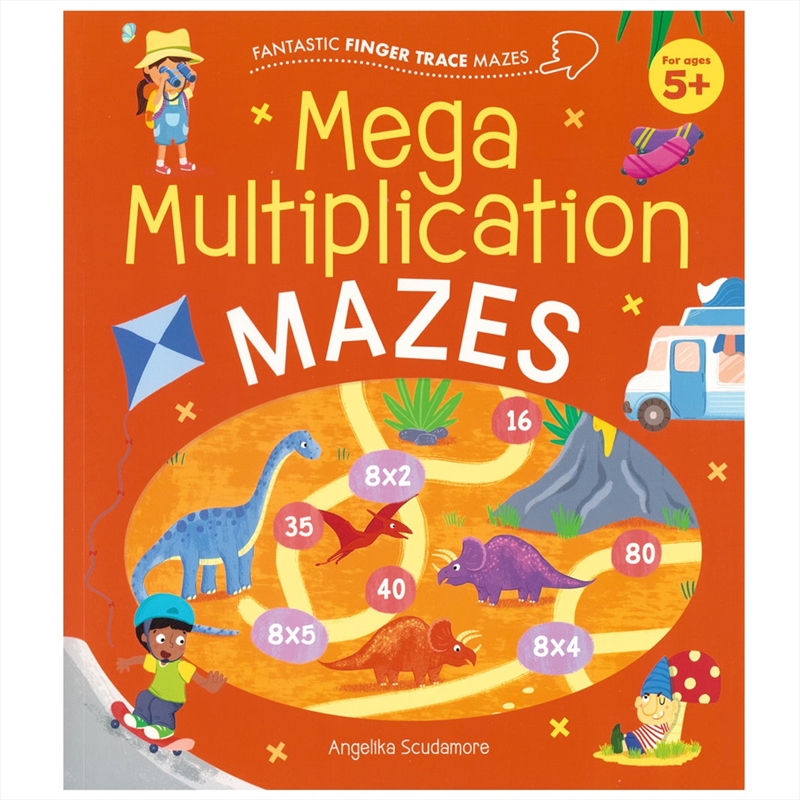 Fantastic Finger Trace Mazes: Mega Multiplication Mazes/Product Detail/Kids Educational