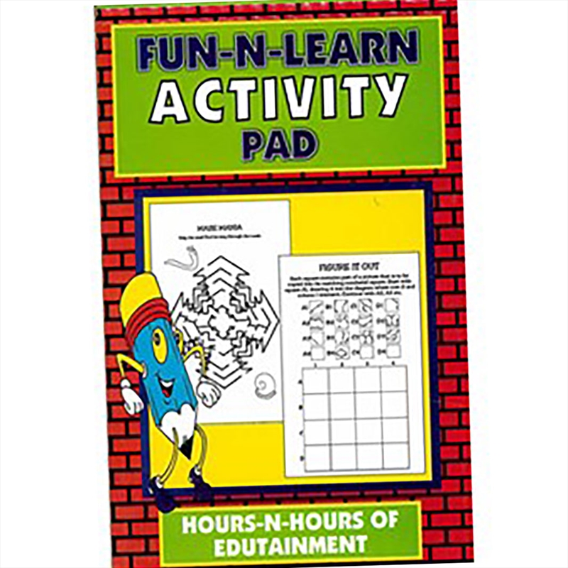 Fun-N-Learn Activity 2 Pad/Product Detail/Kids Educational