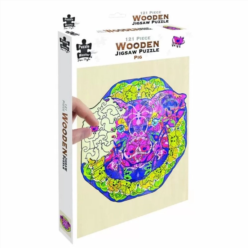 Wooden Puzzle Pig (Black Temple)/Product Detail/Jigsaw Puzzles