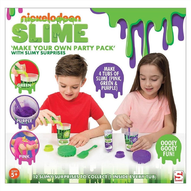 Nick M.Y.O Slime Party Pack/Product Detail/Arts & Craft