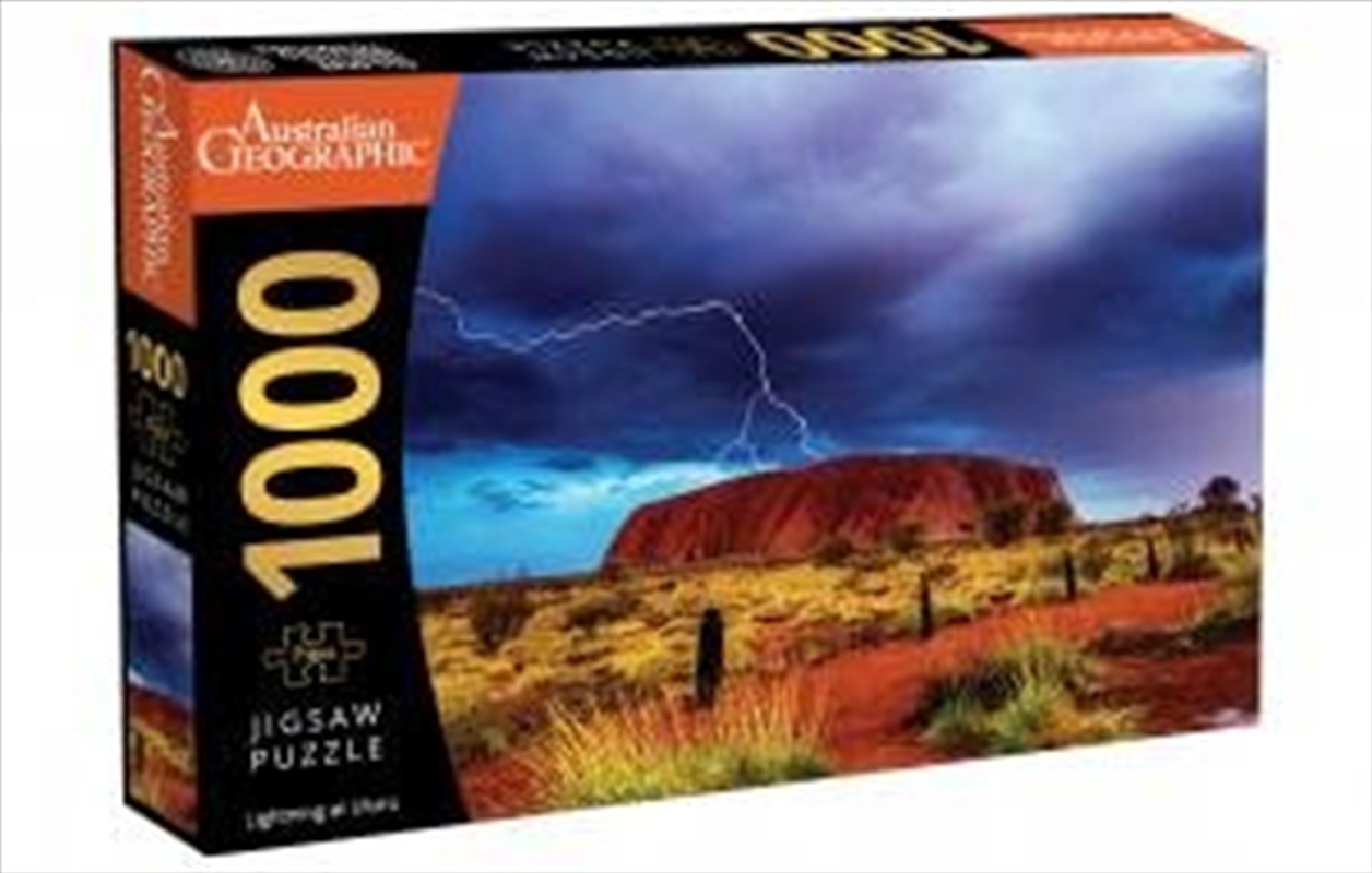 Australian Geographic Lightning at Uluru/Product Detail/Jigsaw Puzzles