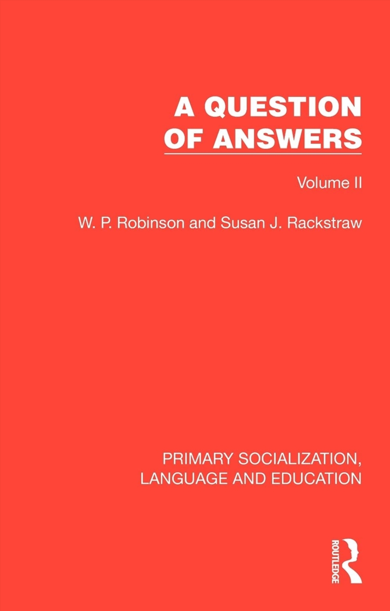 A Question of Answers/Product Detail/Teaching