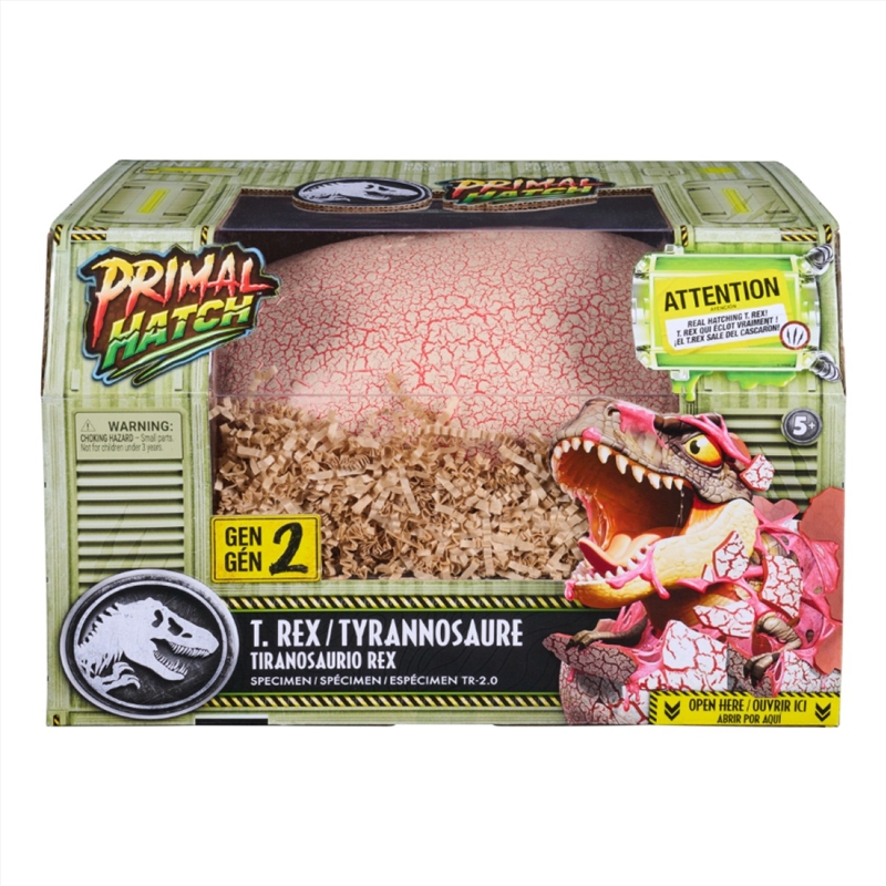 Primal Hatch Jurassic World Interactive Toy Dinosaur & Egg - Black/Product Detail/Toys