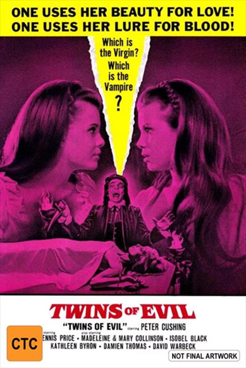 Twins Of Evil  Blu-ray + UHD - Imprint Standard Edition/Product Detail/Horror