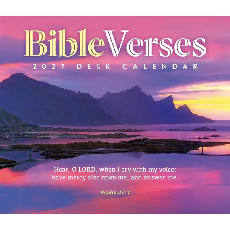 Bible Verses Desk Calendar 2027/Product Detail/Calendars & Diaries