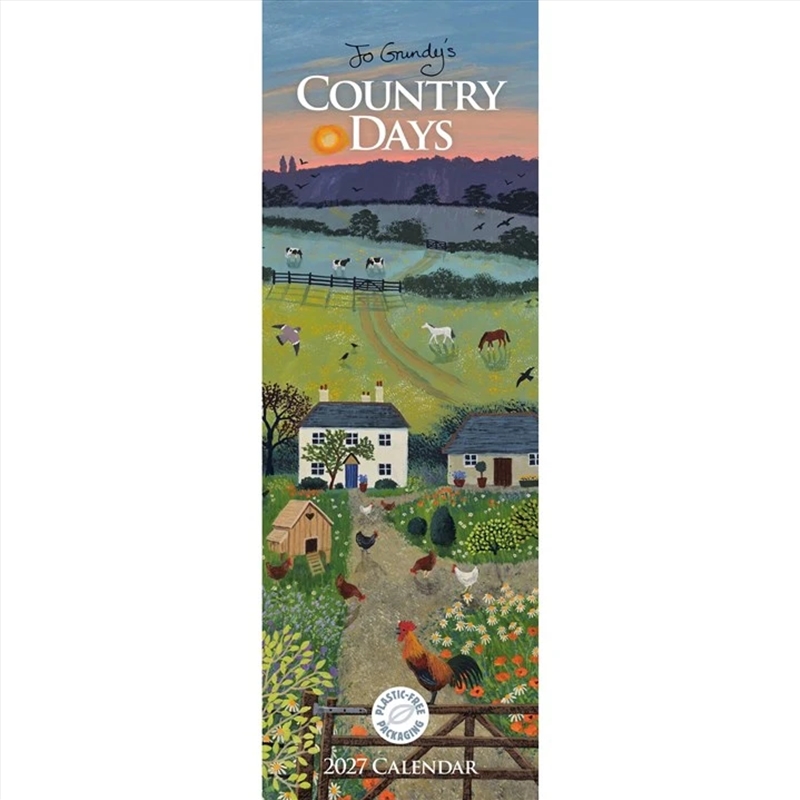 Jo Grundy, Country Days Slim Calendar 2027/Product Detail/Calendars & Diaries