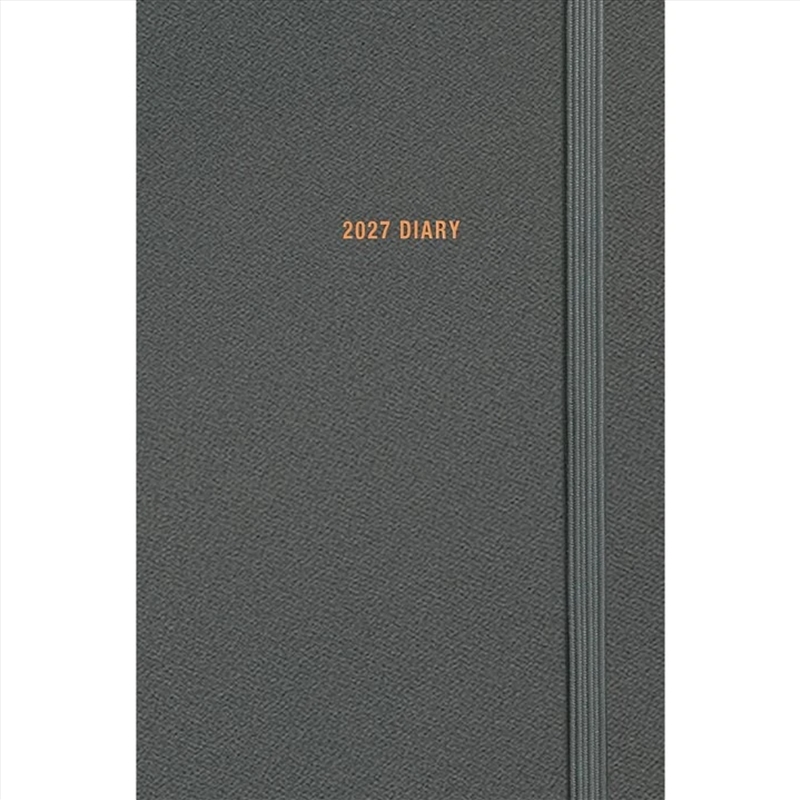 Charcoal Soft Touch A7 Diary 2027/Product Detail/Calendars & Diaries