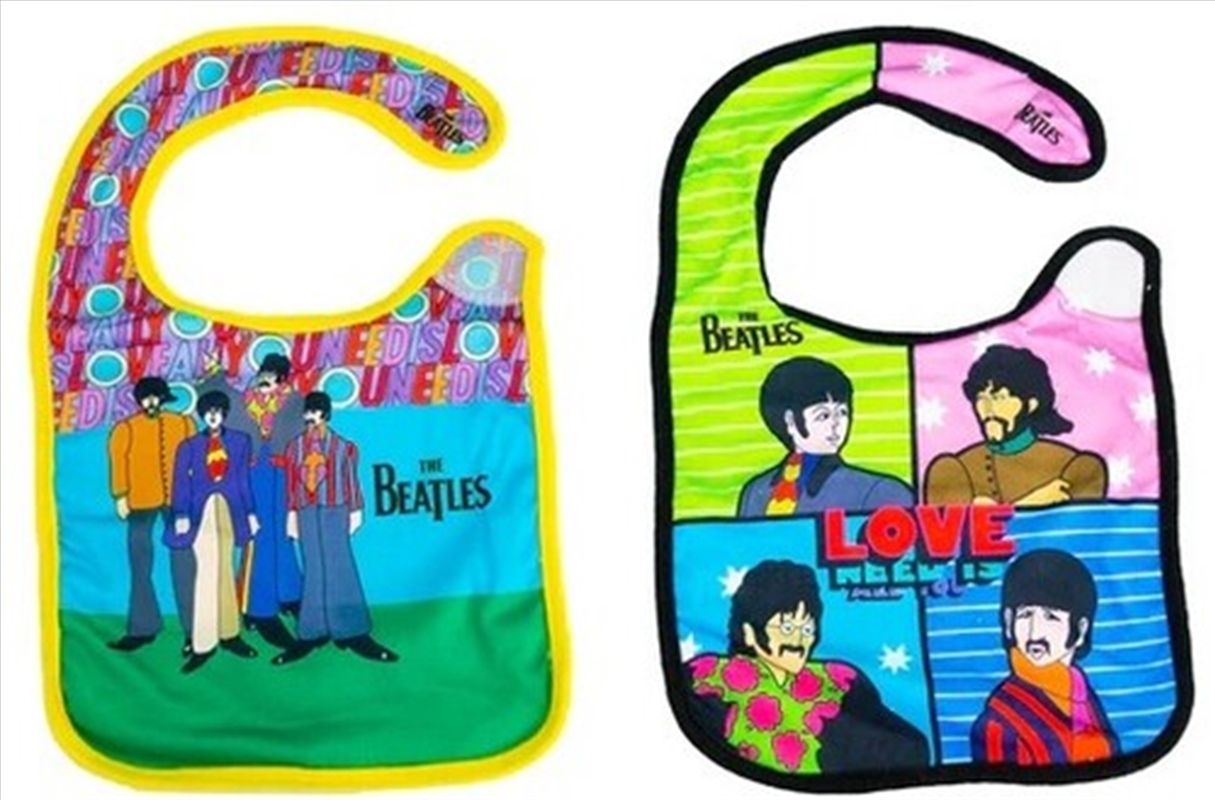 The Beatles - All you need is Love - Soft Bibs 2-Pack/Product Detail/Apparel