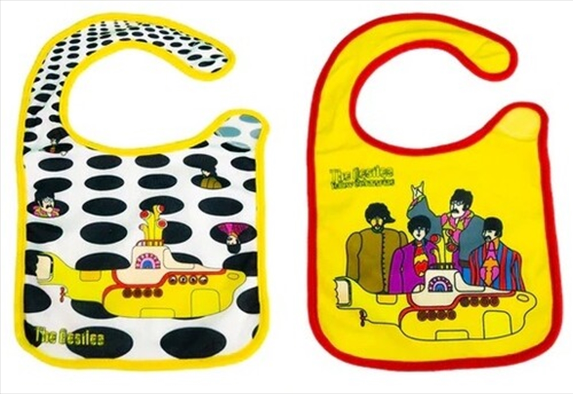 The Beatles - Yellow Sub - Soft Bibs 2-Pack/Product Detail/Apparel