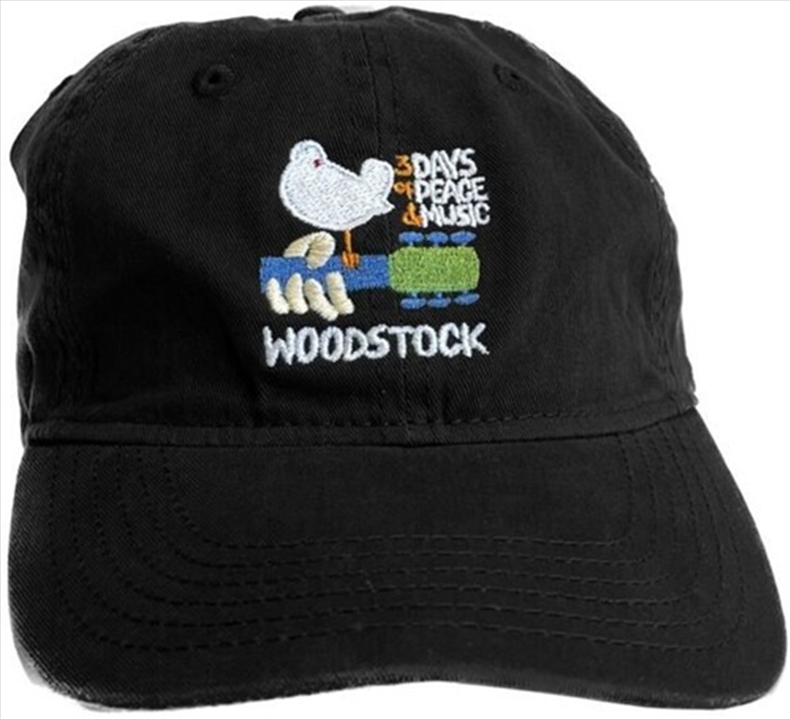 Woodstock - Logo - Unstructured Hat - Black/Product Detail/Caps & Hats