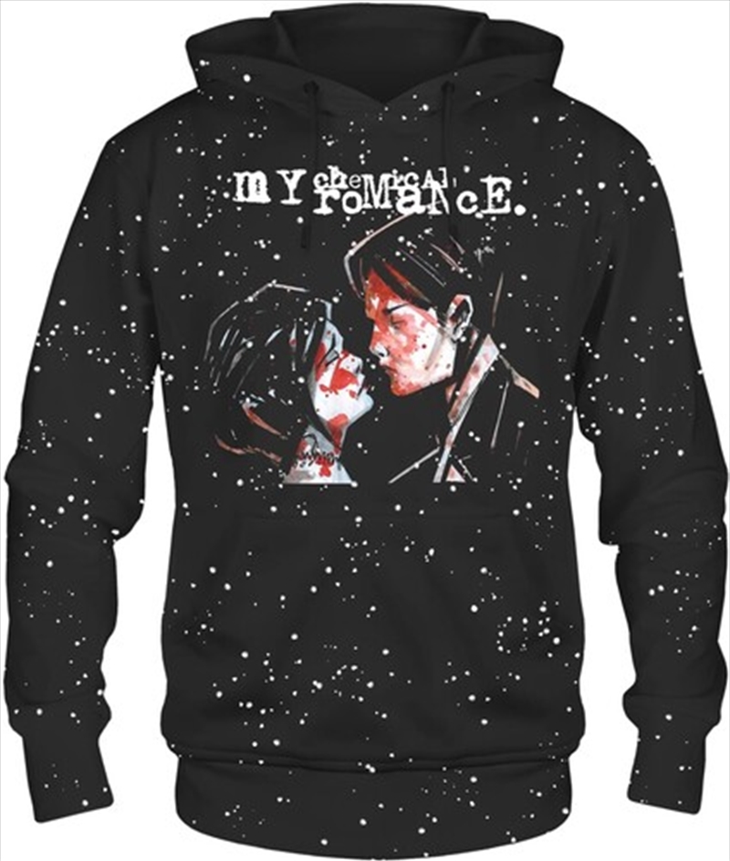 My Chemical Romance - Revenge Cover - Pullover Hoodie - Medium Black Splatter/Product Detail/Outerwear
