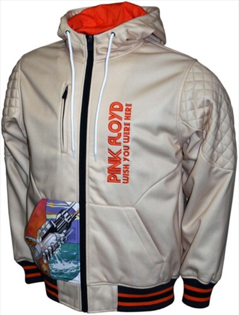 Pink Floyd - Wish You Were Here - Double Knit Hoodie Jacket - Large Tan/Product Detail/Outerwear