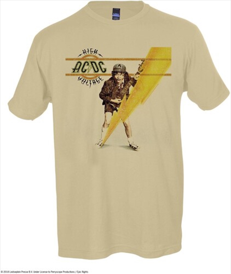 AC/DC - High Voltage - T-Shirt - X-Large (Natural)/Product Detail/Shirts