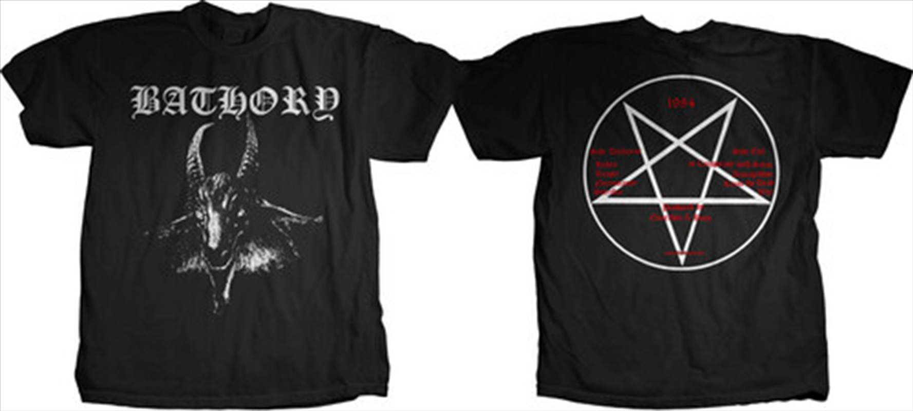 Bathory - Goat Logo - T-Shirt - X-Large (Black)/Product Detail/Shirts