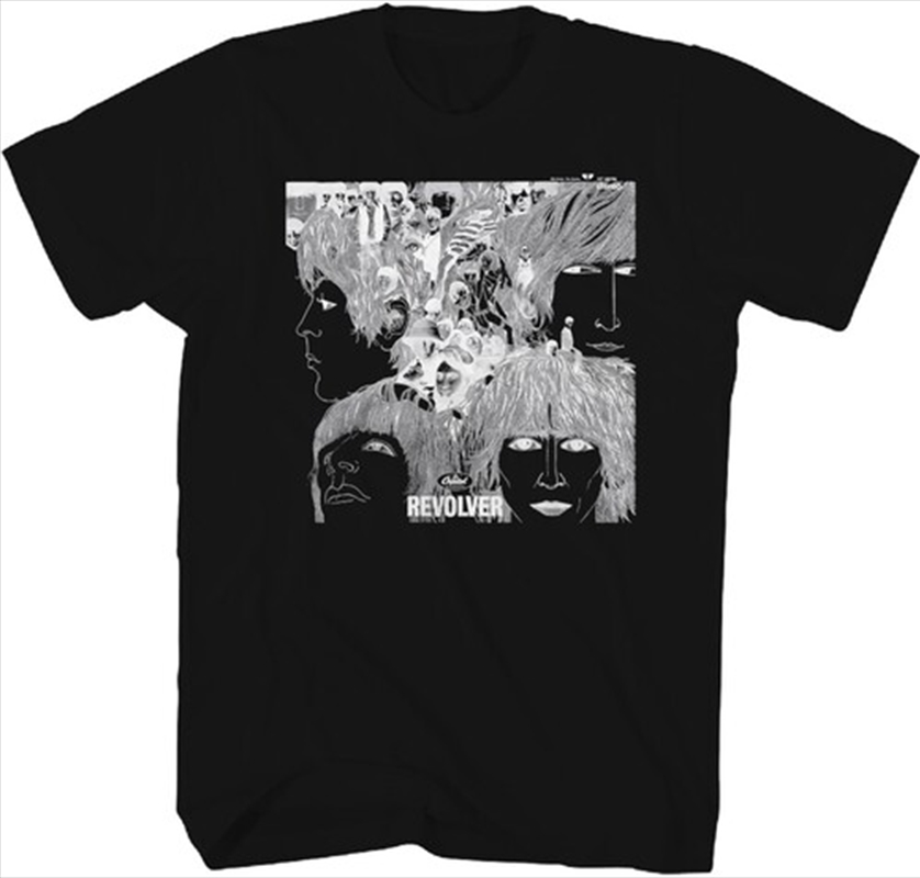 Beatles - Revolver T-Shirt - Medium Black/Product Detail/Shirts