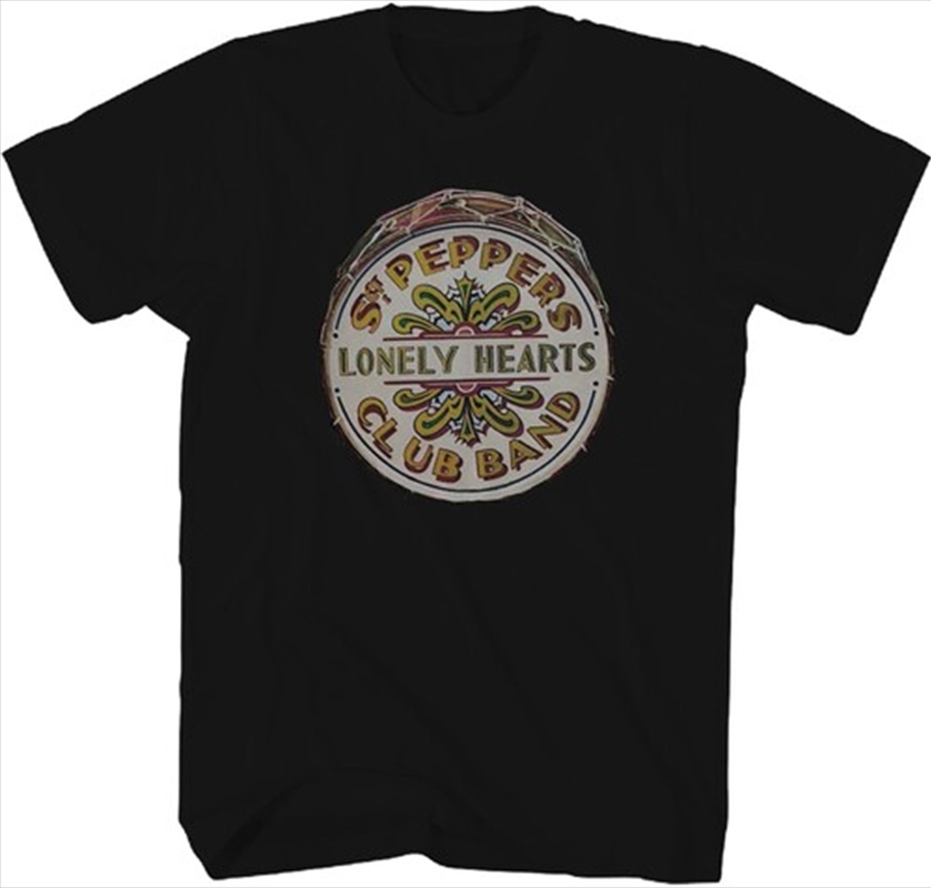 Beatles - Sgt. Pepper's Drum T-Shirt - Medium Black/Product Detail/Shirts