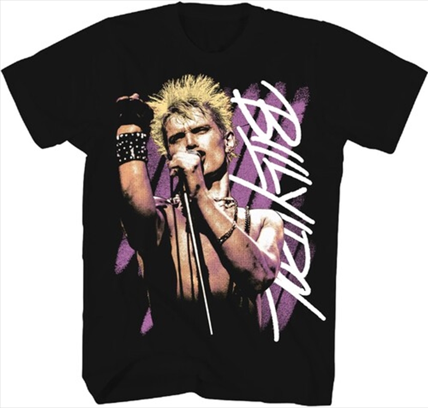 Billy Idol - MORE MORE MORE T-Shirt - Large Black/Product Detail/Shirts