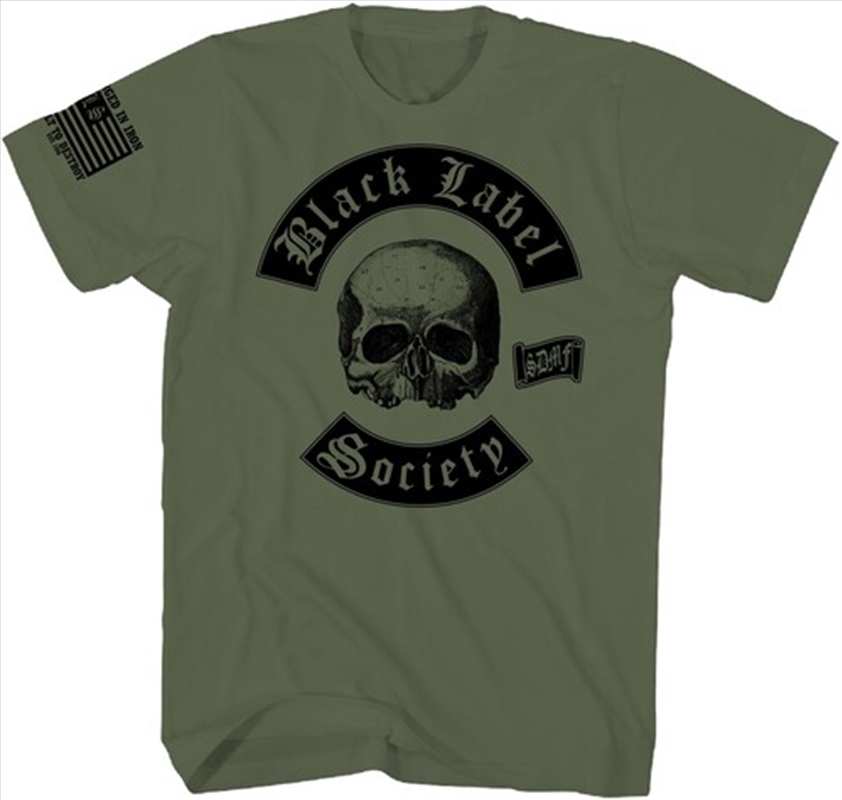 Black Label Society - Flag T-Shirt - XL Green/Product Detail/Shirts