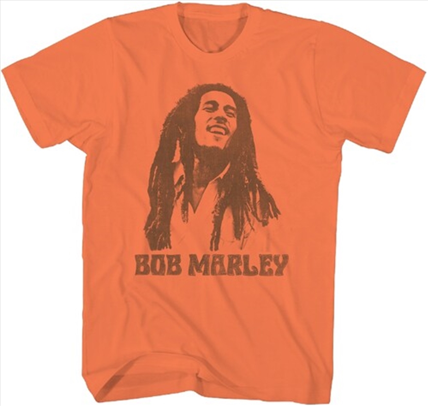 Bob Marley - Photo T-Shirt - Medium Orange/Product Detail/Shirts