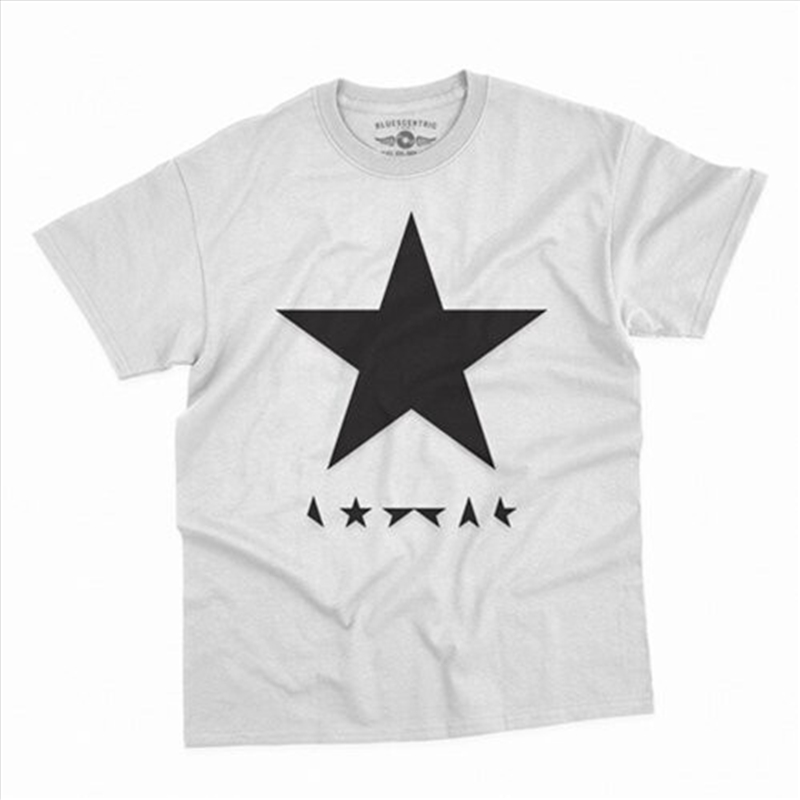 David Bowie - Blackstar Album Cover - Heavy Cotton T-Shirt - Large White/Product Detail/Shirts