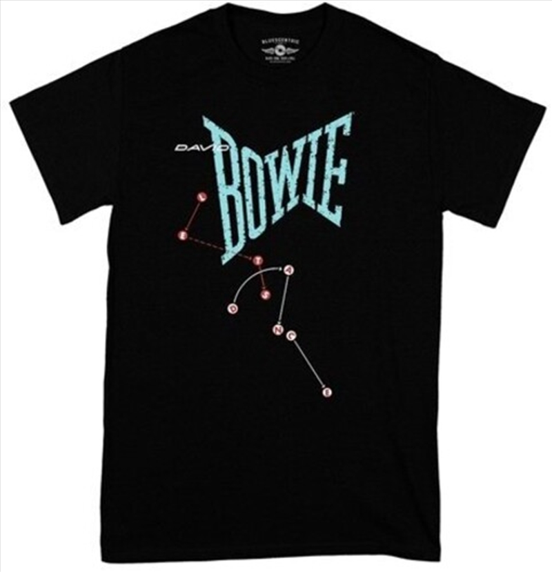David Bowie - Let's Dance - Heavy Cotton T-Shirt - Small Black/Product Detail/Shirts
