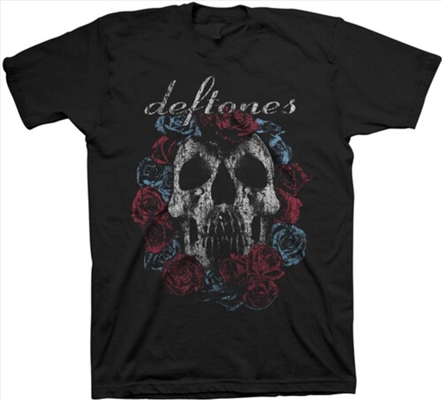 Deftones - Skull - T-Shirt - Medium (Black)/Product Detail/Shirts