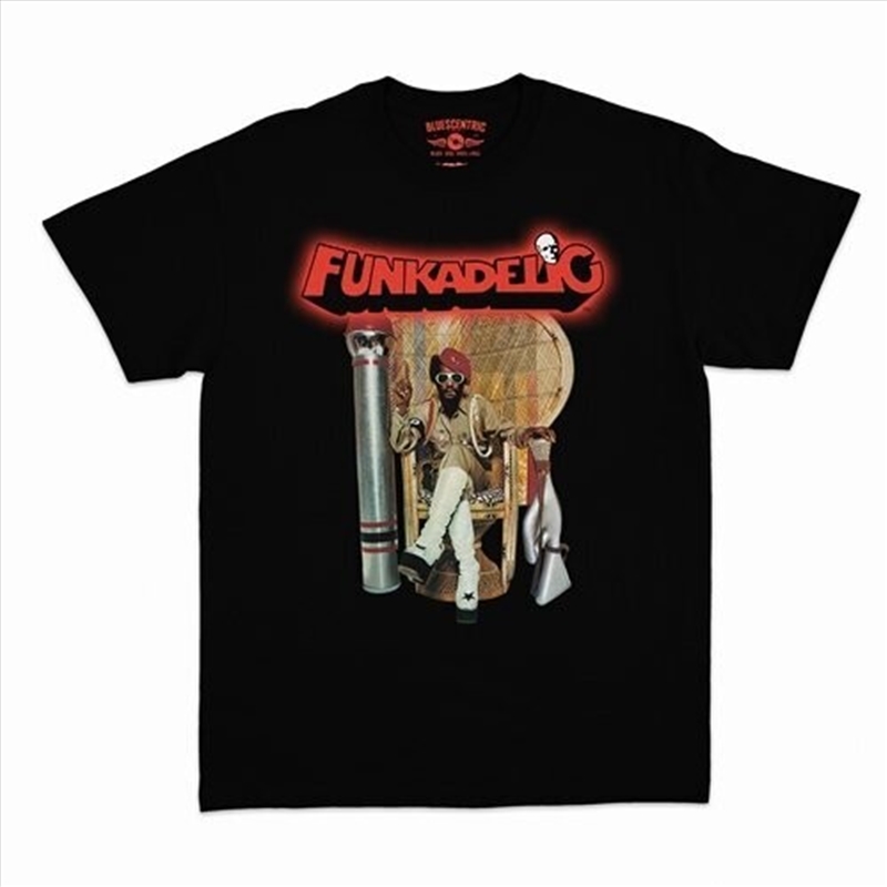 Funkadelic - Uncle Jam Peacock Chair - Heavy Cotton T-Shirt - XL Black/Product Detail/Shirts