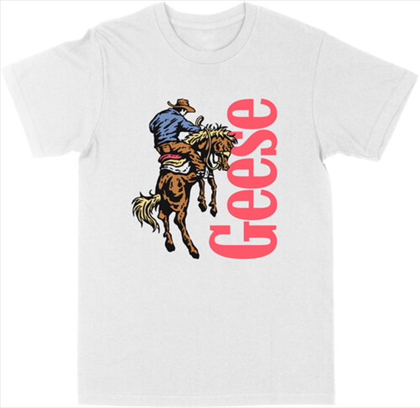 Geese - 3D Cowboy - T-Shirt - 2XL (White)/Product Detail/Shirts