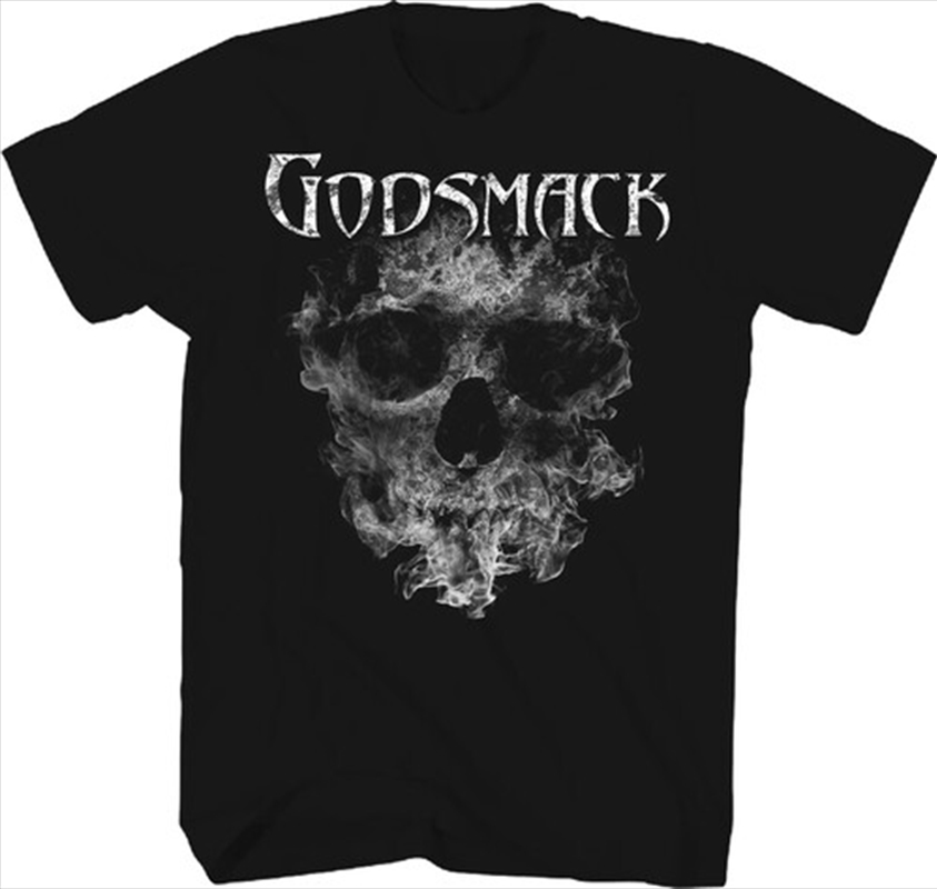 Godsmack - Smoking Skull T-Shirt - Large Black/Product Detail/Shirts
