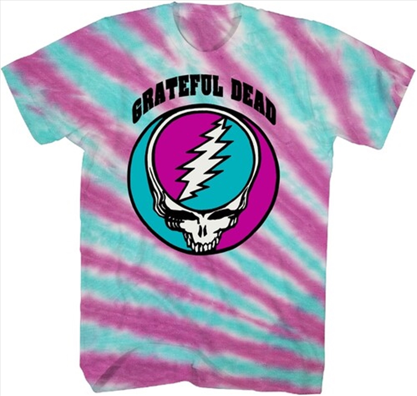 Grateful Dead - Steal Your Face Tie-Dye T-Shirt - XL Tie-Dye/Product Detail/Shirts
