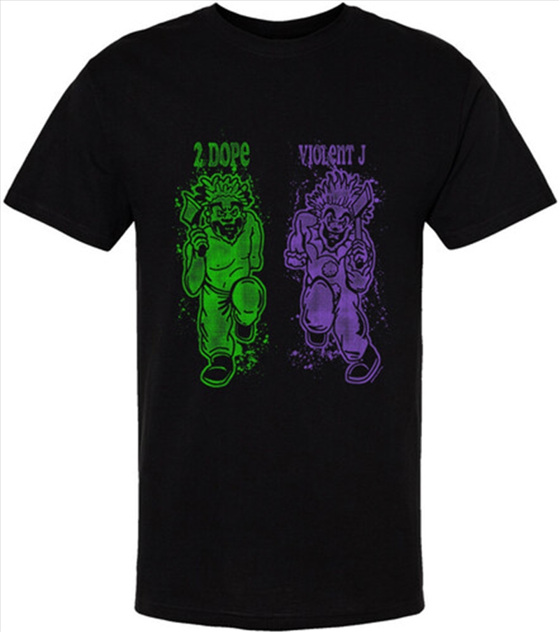 Insane Clown Posse - Cartoon with Axes - T-Shirt - Medium (Black)/Product Detail/Shirts