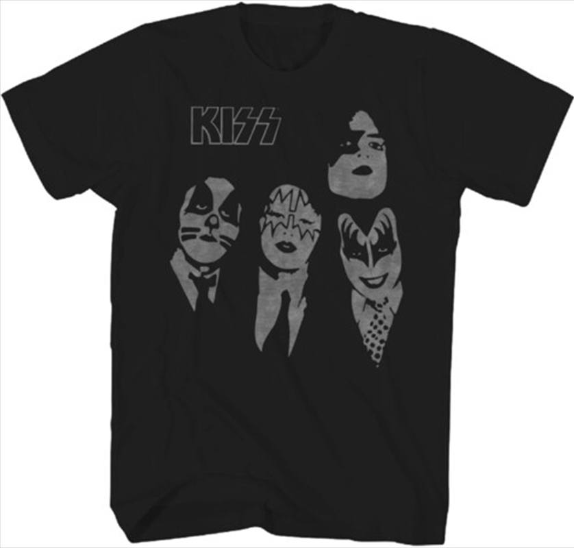 Kiss - Dressed to Kill Faces T-Shirt - Large Black/Product Detail/Shirts