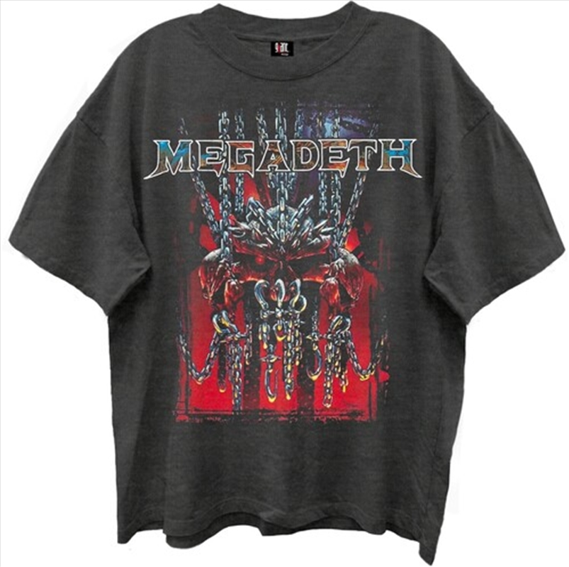Megadeth - Chaos Chains - Giant Vintage - T-shirt - 2X Large - Black/Product Detail/Shirts