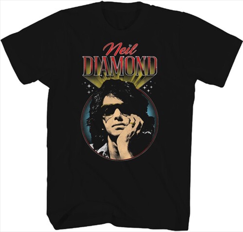 Neil Diamond - Vintage Photo T-Shirt - Large Black/Product Detail/Shirts