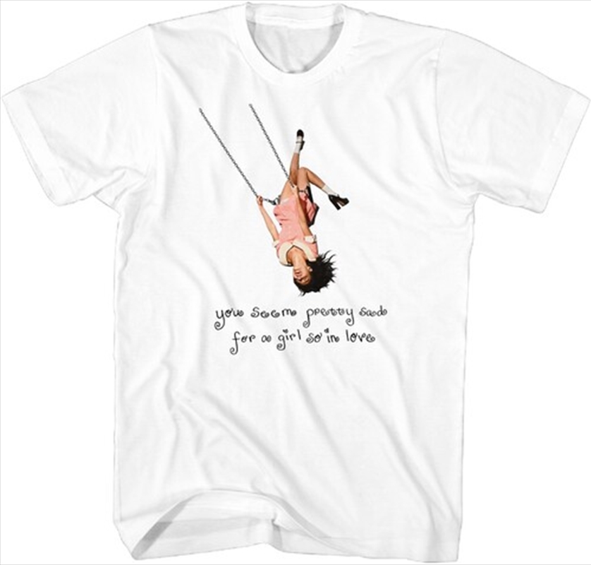 Olivia Rodrigo - Pretty Sad So In Love - T-shirt White 3X Large/Product Detail/Shirts