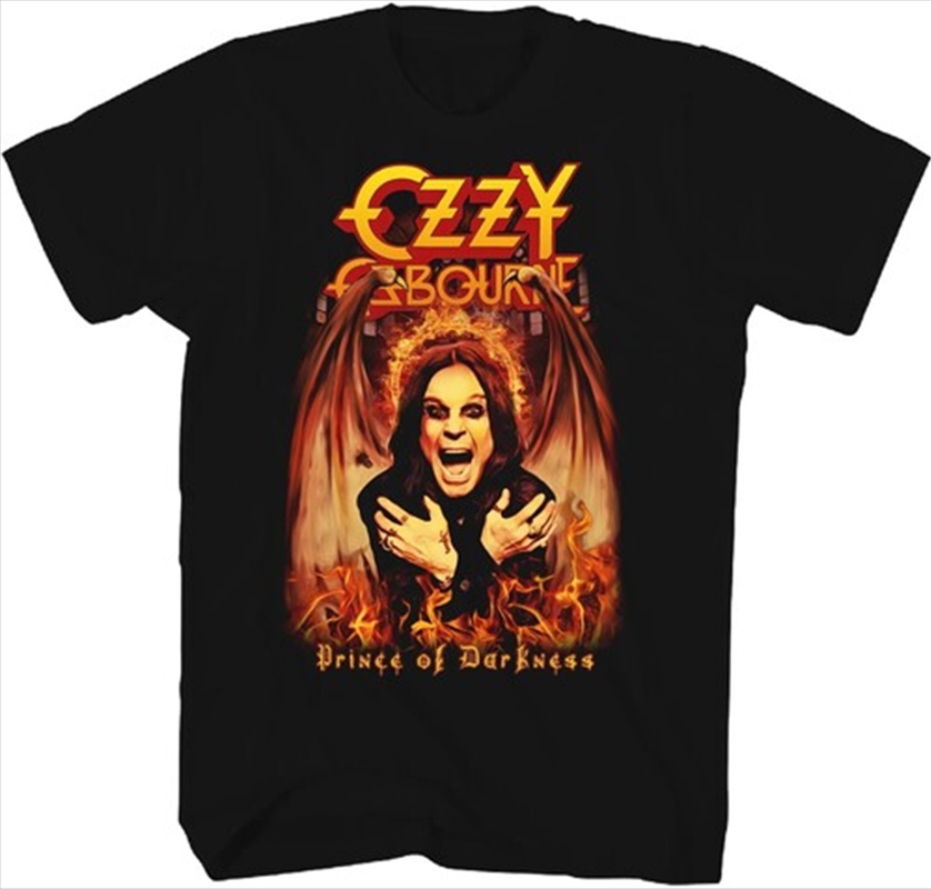 Ozzy Osbourne - Prince of Darkness Demon Wings T-Shirt - 2XL Black/Product Detail/Shirts
