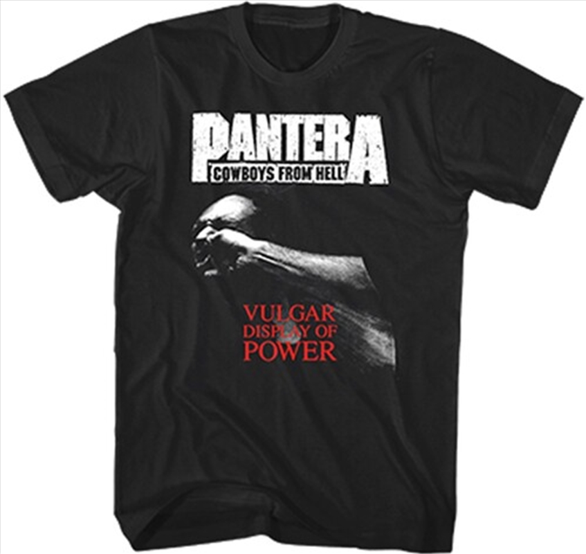 Pantera - Vulgar Display of Power T-Shirt - 2XL Black/Product Detail/Shirts