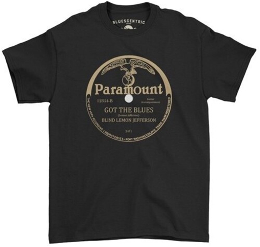 Paramount Records - Got the Blues - Heavy Cotton T-Shirt - Large Black/Product Detail/Shirts