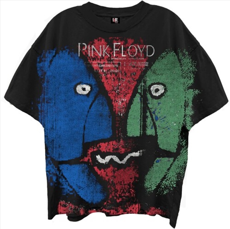 Pink Floyd - Division Bell Chalk Heads - Giant Vintage T-shirt - Large - Limo Black/Product Detail/Shirts