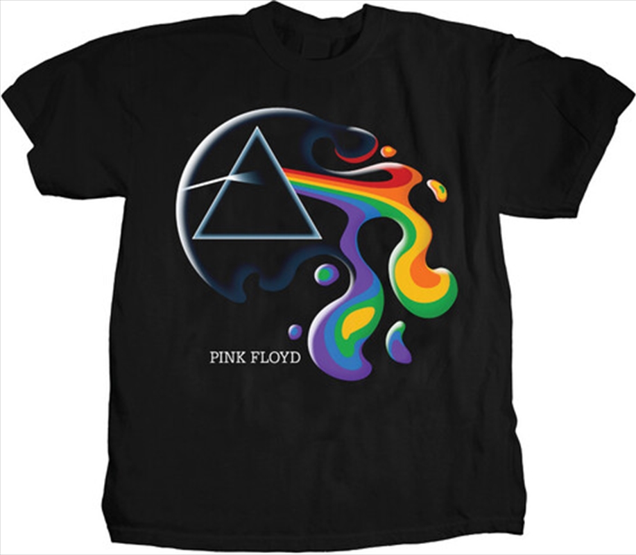 Pink Floyd - Melting Prism - T-Shirt - Large (Black)/Product Detail/Shirts