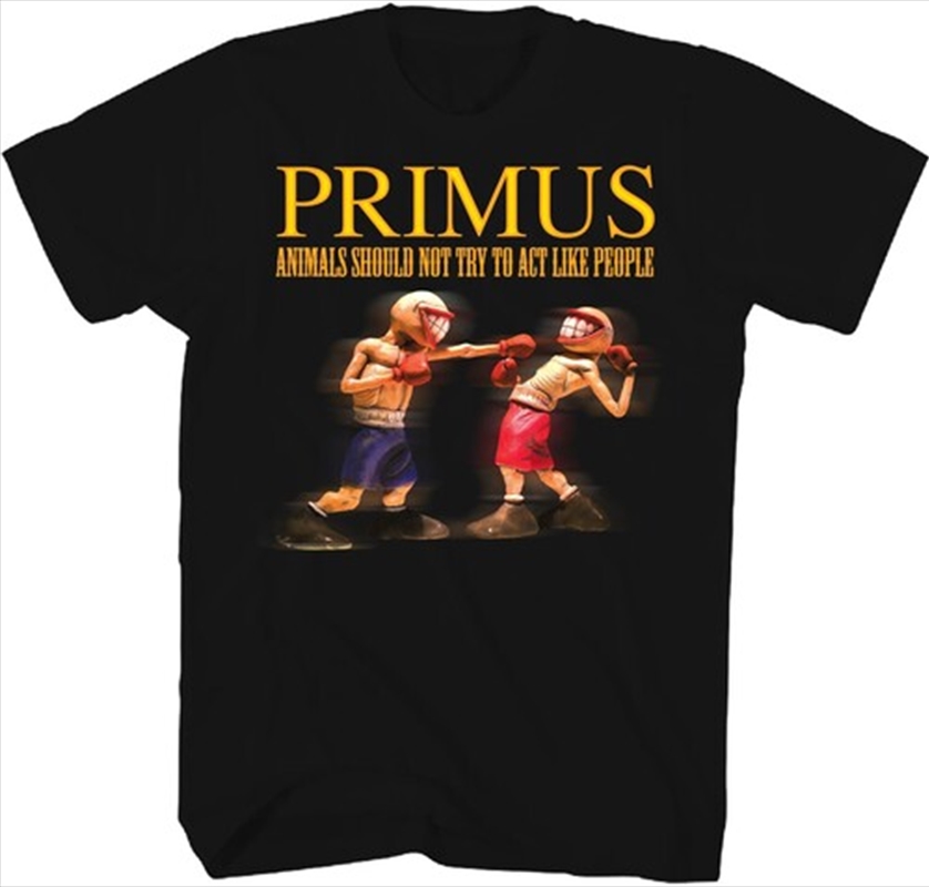 Primus - Animals Should Not Try to Act Like People DVD Cover - T-shirt - 2X Large - Black/Product Detail/Shirts